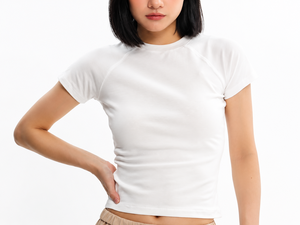 เสื้อยืดผู้หญิงขายส่ง เสื้อยืดลำลองสำหรับผู้หญิง ผ้าฝ้ายริงสปัน จัดส่งรวดเร็ว ผลิตจำนวนมาก - Product Image 6