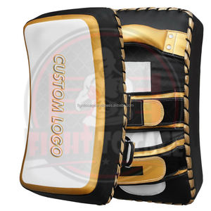 Bouclier de boxe en cuir de haute qualité avec couleur contrastée personnalisée, cible de boxe durable en PVC pour l'entraînement aux arts martiaux - Product Image 5