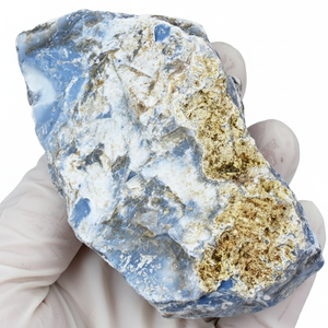 Wholesale Hot Selling Blue opal Stone Unpolished <b>Raw</b> Gemstone Natural Reiki Healing <b>Crystal</b> Gemstone Pendant For multiple Use - Product Image 3