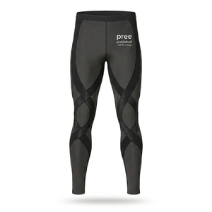Custom Women's High Waist Ankle-Length Compression Leggings Solid Sporty Breathable Stretch Spandex Polyester Seamless - Product Image 5