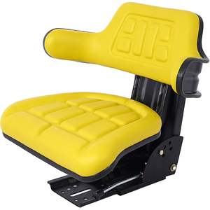Sedile sospeso universale trattore giallo con inclinazione modelli Ford/New Holland 3900 3930 3910 5000 5100 5600 5610 5910 5900 - Product Image 2