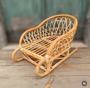 Panier de photographie pour bébé en rotin fait main - nouveau design, accessoires de photographie pour nouveau-nés, prix d'usine - Product Image 1