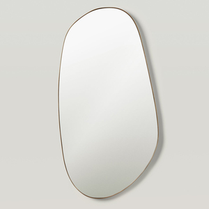 Cadre de miroir mural en pavé minimaliste <span class=keywords><strong>Suspension</strong></span> bidirectionnelle en verre haute définition pour le salon et l'habillage - Product Image 2