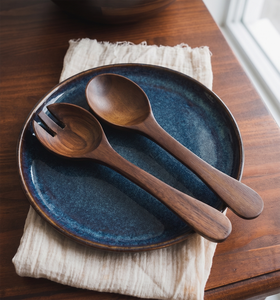 Ensemble de spatules en bois de teck Ha Le, 8 pièces, ustensiles résistants et adaptés aux aliments, lavage à la main uniquement, utilisables au micro-ondes - Product Image 6