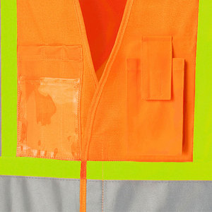 Gilet de travail professionnel haute visibilité en maille, multi-poches, réfléchissant, pour les travailleurs industriels en extérieur - Product Image 5