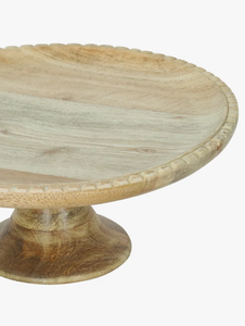 New arrival Mango Wood Multipurpose Stand Elegant Wooden Cake Platter Dining Table Decor Wedding Serving <b>Tray</b> for multi usage - Product Image 2