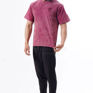 Vêtements décontractés écologiques, légers, respirants et confortables pour hommes, t-shirts effet délavé pour les aventures et l'usage en plein air - Product Image 5