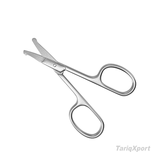 Professional Beauty Eyebrow Scissors Right-Handed Straight Blade Sharp Stainless Steel Custom Logo Comfortable Handle <b>Makeup</b> - Product Image 5