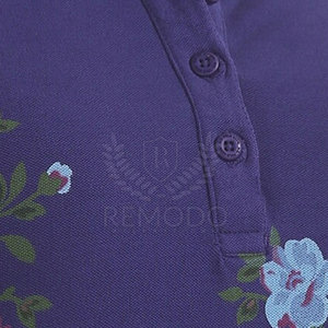 Nueva Llegada, Camisetas Casuales con Cuello Sublimadas Personalizadas, Polo de Alta Calidad de Algodón/Fibra de Bambú para Mujer, Manga Corta, Verano - Product Image 5