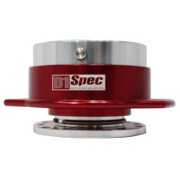 D1SPEC Sistema de Bloqueo Rápido con Bola, Rojo, Aleación de Aluminio 6061 de Alta Resistencia, Precisión, Sin Holgura, Sistema de Desprendimiento Rápido, Universal para Deportes