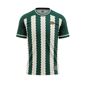 เสื้อเจอร์ซีย์กีฬาผู้ชาย MADE4MATCH ลายพิมพ์ลายทาง แขนสั้น คอกลม ระบายอากาศได้ดี ซับเหงื่อ ป้องกันแบคทีเรีย ผลิตจากโพลีเอสเตอร์ - Product Image 3