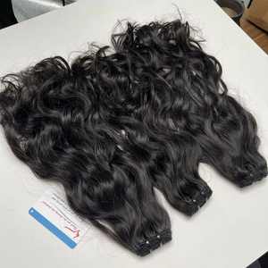 ผมต่อแบบลอนธรรมชาติผมมนุษย์บริสุทธิ์ชาวเวียดนาม100% สีดำ - Product Image 6