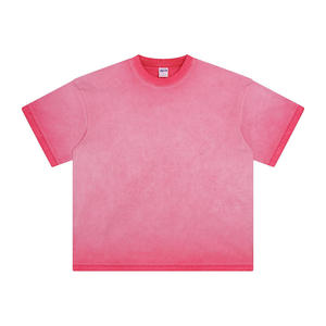 T-shirts personnalisés sérigraphiés effet délavé 2026 – Nouveau design, coupe oversize courte, légers et respirants, idéaux pour l'automne - Product Image 6