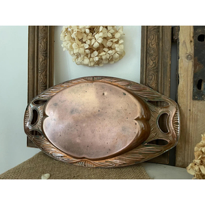 Plateau de service ovale en argent plaqué, de qualité supérieure, gravé, décoratif, pour la présentation des aliments et la décoration intérieure - Vente en gros - Product Image 2
