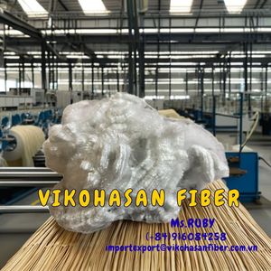 Fibra de Poliéster Reciclada Hueca Slick-White VIKOHASAN 7D H del Mayor Fabricante de Vietnam, Insonorizante y Resistente al Fuego - Product Image 4