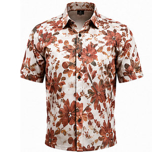 Chemise florale pour homme en tissu doux et léger, design estival confortable et tendance - Product Image 1