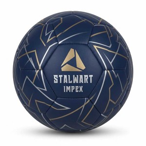 Balón de Fútbol Personalizado Ligero y Resistente al Agua con Diseño de Logotipo Serigrafiado, Patrón Azul y Plateado, para Uso en Interiores y Exteriores - Product Image 5