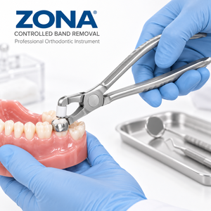 Pince de retrait de bagues orthodontiques, à embout en caoutchouc remplaçable, en acier inoxydable allemand, instrument dentaire, fabricant OEM - Product Image 5