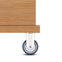 Roulettes industrielles pivotantes en acier inoxydable de 2 pouces (50 mm) avec frein, roulement à billes, pour chariot, personnalisables OEM