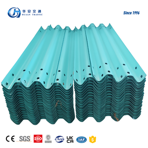 Q235 thép W chùm đường cao tốc hộ Lan tôn sóng nhúng nóng mạ kẽm CE chứng nhận IP55 bảo vệ 2.5-4mm Độ dày rào cản giao thông hàng rào - Product Image 2