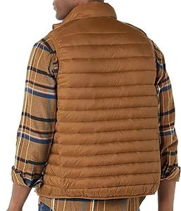 Chaleco Acolchado Sin Mangas con Capucha para Hombre, Diseño Moderno, Corte Holgado, Estilo Motero, Impermeable y Transpirable para Actividades al Aire Libre - Product Image 4