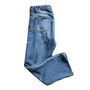 Men's Knitted Denim Breathable Waterproof Summer Straight-leg <b>Jeans</b> - Product Image 1