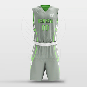 Uniforme de basket-ball réversible professionnel en gros, grande taille, respirant - Product Image 3