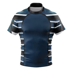 Ropa Deportiva al por Mayor, Camisetas de Rugby OEM, Kits de Alta Calidad con Impresión Digital, Logotipo Personalizado, Color Personalizado, Secado Rápido, Unisex - Product Image 4