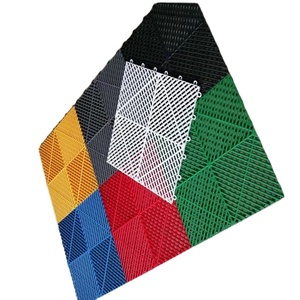 Dalles de sol en plastique PP antidérapantes et résistantes à l'usure pour garages, revêtement de sol vinyle pour garages, solution de conception graphique - Product Image 3