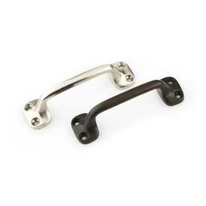 Modern Polished Stainless Steel Durable Anti-Rust <b>Door</b> Lever Handle Long Backplate Oval Base Interior Wooden <b>Glass</b> Room Entry - Product Image 3