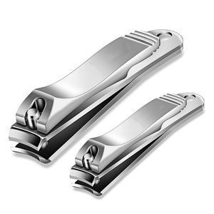 Coupe-ongles de luxe en acier inoxydable plaqué noir avec lime pour manucure des doigts et des orteils, lame incurvée de haute qualité, portable pour les pieds - Product Image 5