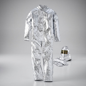 Guantes de Seguridad de Trabajo Resistentes al Fuego y Antiestáticos para Hombre, Certificados CE, Cómodos, de Tela de Aramida Para Gard Aluminizada - Product Image 4