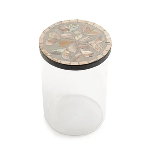 LuxeTimber Crescent <b>Sweet</b> <b>Box</b> Handmade Wood & Shell Inlay Acrylic Candy Storage Organizer for Ramadan <b>Sweets</b>, Eid & Festive - Product Image 3