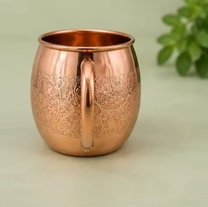Pure copper drinking mug Handmade durable cup Copper <b>beer</b> cocktail cup Premium copper tea cup Daily use copper mug - Product Image 5