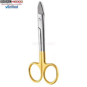 3 Tijeras Beebee con mango dorado y diseño de corona, curvas de precisión de 4.25 pulgadas, instrumentos quirúrgicos dentales manuales con certificación CE para tejidos finos - Product Image 6