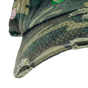 AKA Camo Pink Letters Hat Embroidered Baseball <b>Cap</b> Adjustable Cotton Headwear Camouflage Style Casual Fashion <b>Vintage</b> <b>Cap</b> - Product Image 4