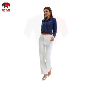Ryan Pro Gear <b>Customized</b> <b>Denim</b> <b>Jacket</b> For Women Breathable and Comfortable Fabric with <b>Customized</b> Logo OEM Design - Product Image 4