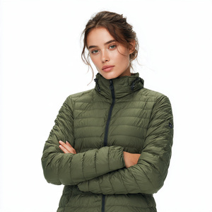 Chaquetas Acolchadas con Capucha, Abrigo de Plumón para Mujer, Ropa de Abrigo de Moda, Chaqueta Acolchada de Plumón para Mujer - Product Image 2