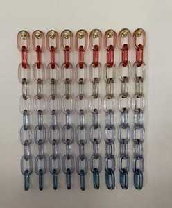 OEM Custom Resin Round Vertical Pattern Wall Hanging Chain Handmade <b>Art</b> Decor Christmas Living Room Multi-piece Wholesale - Product Image 4