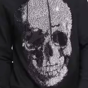 Made In Best Material Men Rhinestones Basics <b>Hoodies</b> <b>Lightweight</b> Customized Men Rhinestones <b>Hoodies</b> In Good Quality - Product Image 6