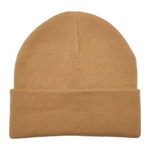 Bonnet d'hiver unisexe avec logo personnalisé en gros Bonnet en tricot doux et chaud pour les sports d'hiver Casquettes pour adultes hommes femmes Plage à pois - Product Image 1