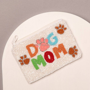 Pochette Cœur Brodé Fait Main Drapeau Américain Perles Rouge Blanc Bleu Sac à Fermeture Éclair en Verre Unisexe Portable Vente en Gros Patriotique - Product Image 4