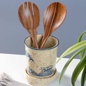 Ensemble d'ustensiles de cuisine en bois d'olivier gravé, faits à la main, personnalisés - Product Image 6