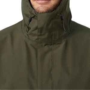NURJENNA INDUSTRIES Wholesale 2026 <b>Men's</b> Waterproof Breathable <b>Down</b>-<b>Filled</b> Stand Collar Soft Shell Canvas Winter <b>Jacket</b> - Product Image 3
