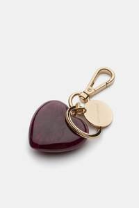 Latest Glossy Heart Keychain Gold Clip Resin <b>Charm</b> Key Holder Premium Car <b>Keyring</b> Romantic Stylish Gift Accessory - Product Image 3