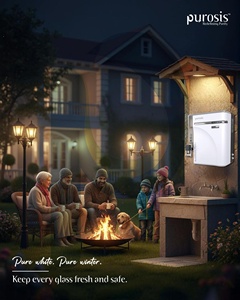 Système de purification d'eau alcaline TDS par osmose inverse en cuivre PUROSIS APPLE WHITE, matériau de cabinet de qualité supérieure - Product Image 6