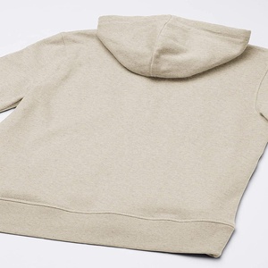 Sweat-shirt à capuche oversize pour femme avec fermeture éclair, personnalisable avec LOGO, en polyester/coton, délavé à l'acide, effet stonewash, jacquard, avec badge tissé - Product Image 3