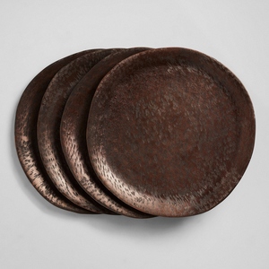 Assiettes de présentation artisanales en fer massif, écologiques et durables, à motifs, pour événements de mariage, vente en gros - Product Image 5