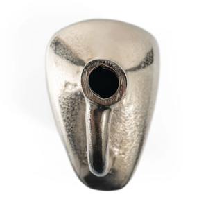 Vase en forme de carafe, finition argentée, idéal pour une décoration élégante de la maison, un style de chambre moderne, les événements festifs et les occasions spéciales - Product Image 2