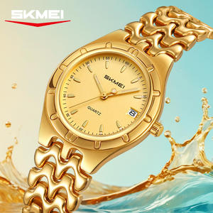 Montre à quartz simple de luxe, vente chaude, logo personnalisé OEM, pour femme, en acier inoxydable, étanche, vente en gros transfrontalière, pas cher - Product Image 2